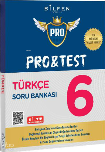Bilfen Yayıncılık 6. Sınıf Pro Pro-Test Türkçe Soru Bankası 2025 | Kol