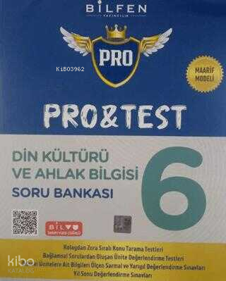 Bilfen Yayıncılık 6. Sınıf Pro-test Din Kültrürü ve Ahlak Bilgisi | Ko