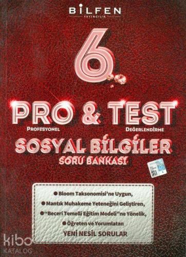 Bilfen Yayınları 6. Sınıf Sosyal Bilgiler ProTest Soru Bankası Bilfen 