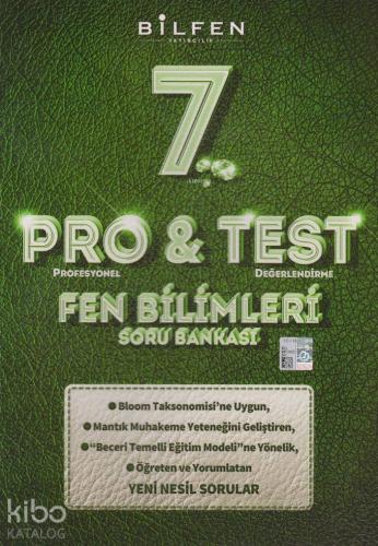 Bilfen Yayınları 7. Sınıf Fen Bilimleri ProTest Soru Bankası Bilfen