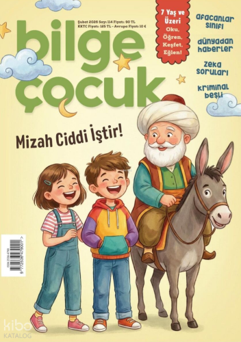 Bilge Çocuk Dergisi Sayı: 114 (Şubat 2026);Mizah Ciddi İştir! | Kolekt