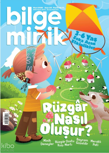 Bilge Minik Dergisi Sayı: 115 (Mart 2026);Rüzgar Nasıl Oluşur? | Kolek