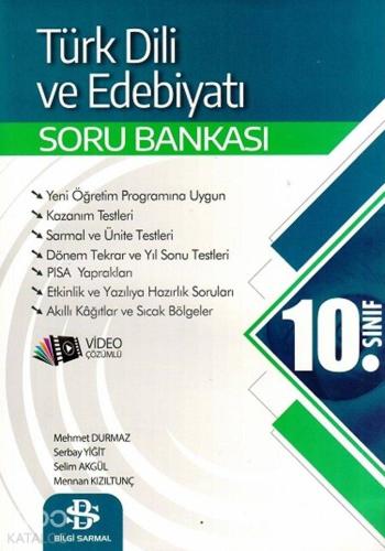 Bilgi Sarmal Yayınları 10. Sınıf Türk Dili ve Edebiyatı Soru Bankası B