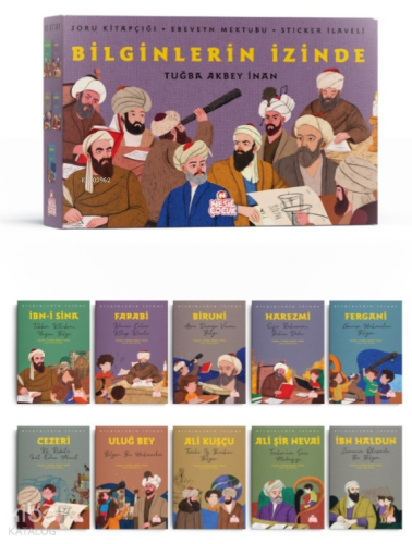 Bilginlerin İzinde (10 Kitap);Soru Kitapçığı + Ebeveyn Mektubu + Stick