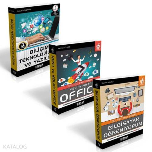 Bilgisayar Öğreniyorum Seti (3 Kitap) | Kolektif | Kodlab Yayıncılık