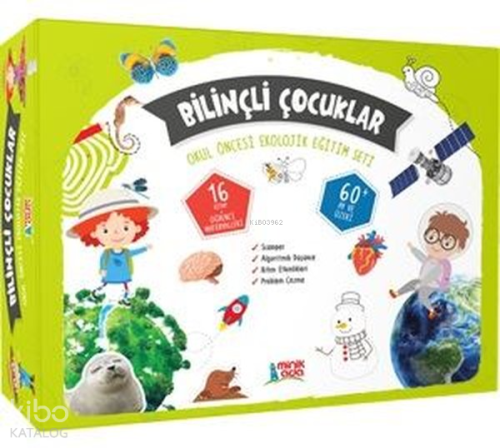Bilinçli Çocuklar Okul Öncesi Eğitim Seti 60-72 ay | Kolektif | Erdem 