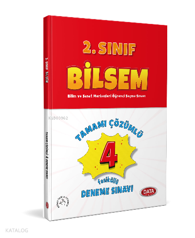 Bilsem 2 Sınıf Tamamı Çözümlü 4 Fasikül Deneme Sınavı | Kolektif | Dat