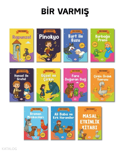 Bir Varmış Seti (10 Kitap +1 Aktivite Takım) | Kolektif | Dokuz Çocuk