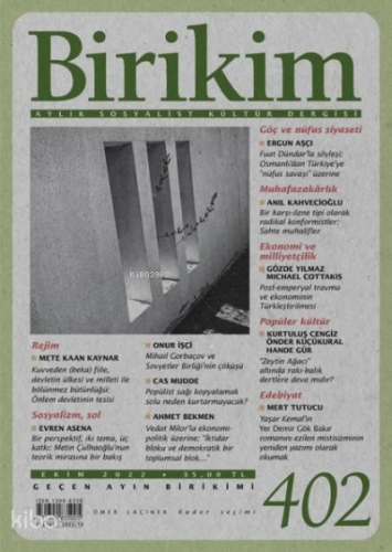 Birikim Dergisi Sayı 402 | Kolektif | Birikim Yayınları