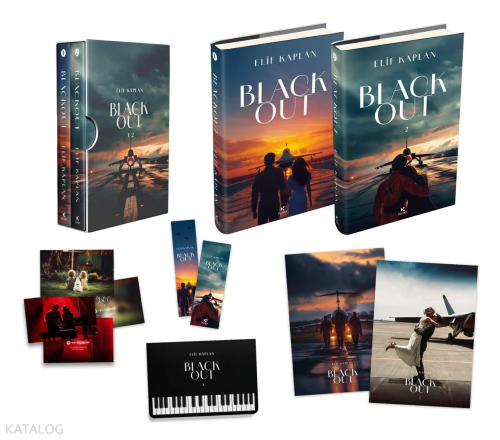 Blackout 1-2 (Kutulu - Ciltli - Defter Hediyeli) | Elif Kaplan | Pukka