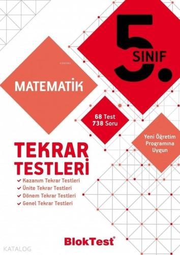 BlokTest Yayınları 5. Sınıf Matematik Tekrar Testleri BlokTest 