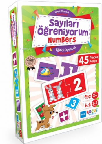 Blue Focus Sayıları Öğreniyorum – Numbers;45 Parça