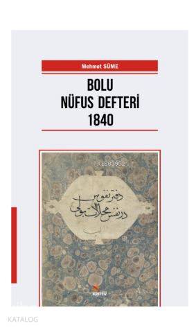 Bolu Nüfus Defteri 1840
