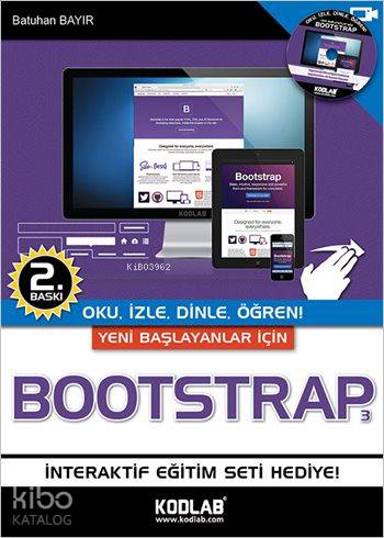 Bootstrap 3; Oku, İzle, Dinle, Öğren! | Batuhan Bayır | Kodlab Yayıncı