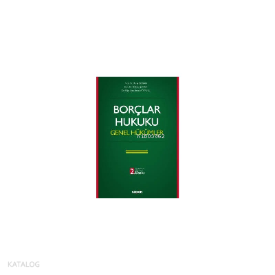 Borçlar Hukuku Genel Hükümler