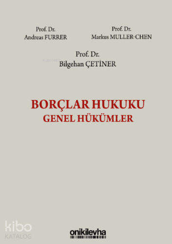 Borçlar Hukuku Genel Hükümler