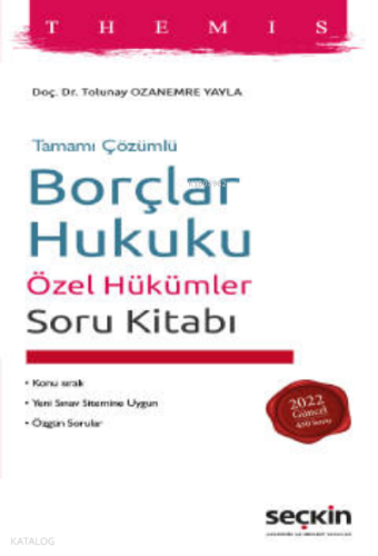 Borçlar Hukuku Özel Hükümler Soru Kitabı