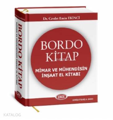 Bordo Kitap : Mimar ve Mühendisin İnşaat El Kitabı | Kolektif | Data Y
