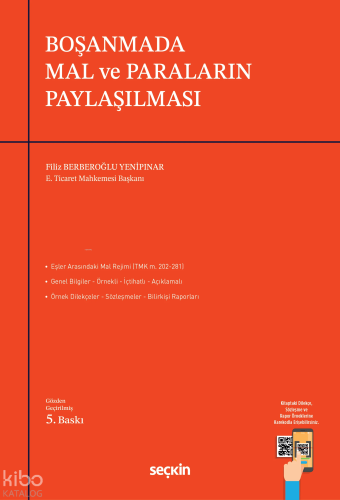 Boşanmada Mal ve Paraların Paylaşılması | Filiz Berberoğlu Yenipınar |
