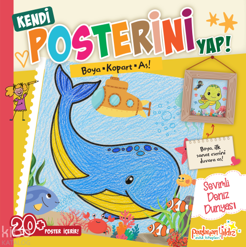 Boya Kopart As! Sevimli Hayvanlar;Kendi Posterini Yap! | Kolektif | Pa