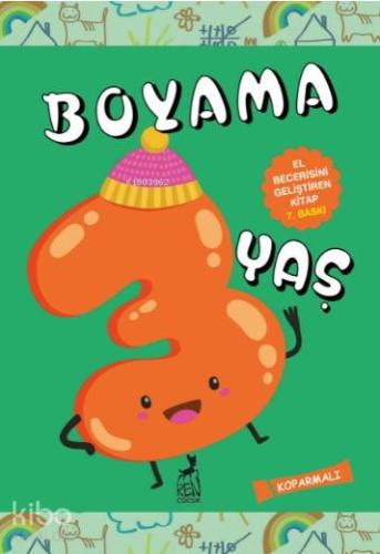 Boyama 3 Yaş; El Becerisini Geliştiren Kitap | Kolektif | Ren Çocuk