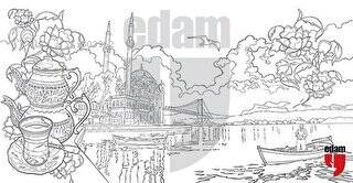 Boyama Kâğıdı - Ortaköy (20’li Paket)