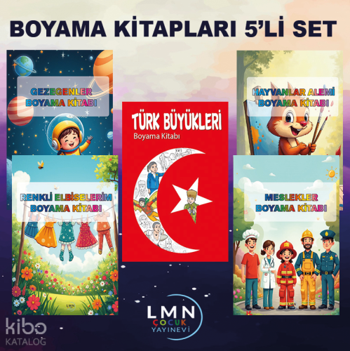 Boyama Kitapları 5'li Set