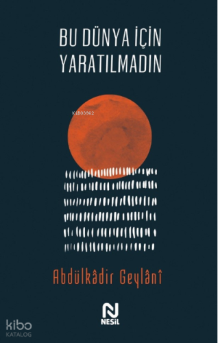 Bu Dünya İçin Yaratılmadın | Abdulkadir Geylani | Nesil Yayınları