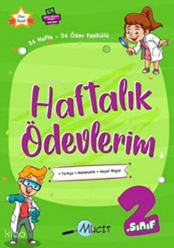 Çalışkan 2.Sınıf Haftalık Ödevlerim | Kolektif | Çalışkan Yayınları