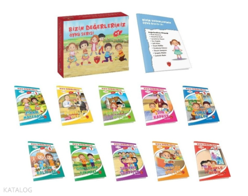 Çalışkan Arı 2. Sınıf Bizim Değerlerimiz (10 Kitap - Sınav Kutulu)