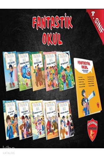 Çalışkan Arı 4. Sınıf Fantastik Okul - Sosyal Bigiler Temalı   (10 Kitap - Sınav Kutulu)