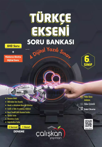 Çalışkan Yayınları Çalışkan 6. Sınıf Türkçe Ekseni Soru Bankası