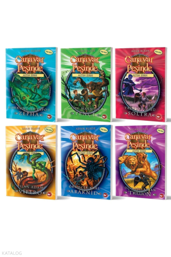 Canavar Peşinde (1-6) Seti - (6 Kitap) | Adam Blade | Beyaz Balina Yay