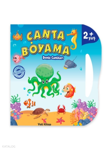 Çanta Boyama - Deniz Canlıları | Feyyaz Ulaş | Yeti Kitap