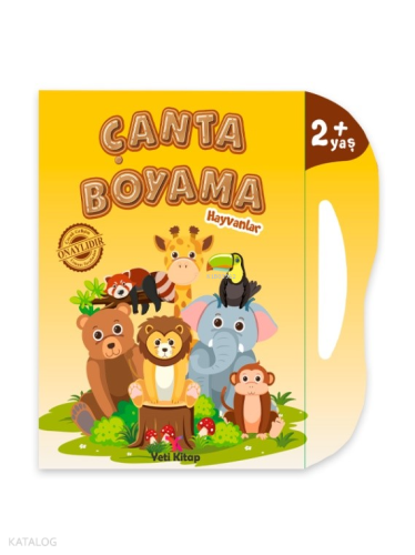 Çanta Boyama - Hayvanlar | Feyyaz Ulaş | Yeti Kitap