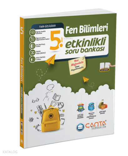 Çanta Yayınları 5. Sınıf Fen Bilimleri Etkinlikli Kazanım Sıralı Soru Bankası