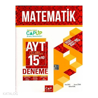 Çap Ayt  Up Deneme Matematik 15 Li - 2021