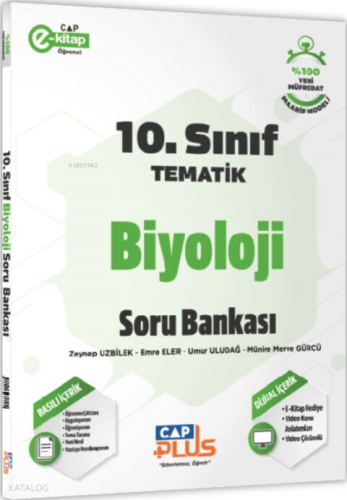 Çap Plus 10. Sınıf Biyoloji Tematik Soru Bankası