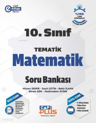 Çap Plus 10. Sınıf Matematik Tematik Soru Bankası