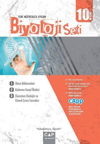 Çap Yayınları 10. Sınıf Anadolu Lisesi Biyoloji Seti Çap