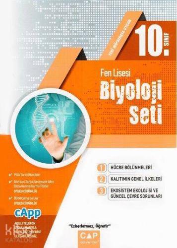 Çap Yayınları 10. Sınıf Fen Lisesi Biyoloji Seti Çap | | Çap Yayınları