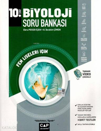 Çap Yayınları 10. Sınıf Fen Lisesi Biyoloji Soru Bankası Çap