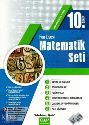 Çap Yayınları 10. Sınıf Fen Lisesi Matematik Seti Çap | | Çap Yayınlar