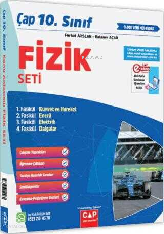 Çap Yayınları 10. Sınıf Fizik Seti | Balamir Açar | Çap Yayınları (Bay
