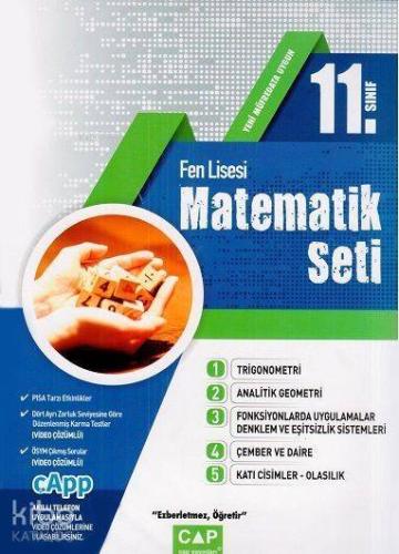 Çap Yayınları 11. Sınıf Fen Lisesi Matematik Seti Çap | | Çap Yayınlar