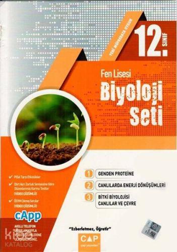 Çap Yayınları 12. Sınıf Fen Lisesi Biyoloji Seti Çap