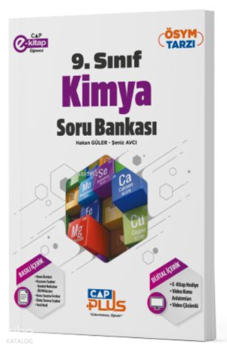 Çap Yayınları 9. Sınıf Kimya Plus Soru Bankası | Kolektif | Çap Yayınl