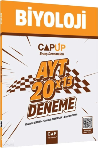 Çap Yayınları AYT Biyoloji 20 X 13 Up Deneme | Mahmut Demirhan | Çap Y