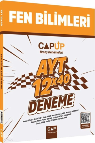 Çap Yayınları AYT Fen Bilimleri 12 X 40 Up Deneme | Sırrı Polat | Çap 