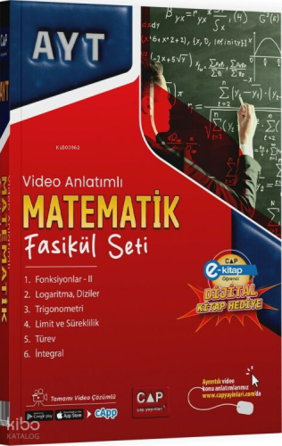 Çap Yayınları AYT Matematik Video Anlatımlı Fasikül Seti | Kolektif | 